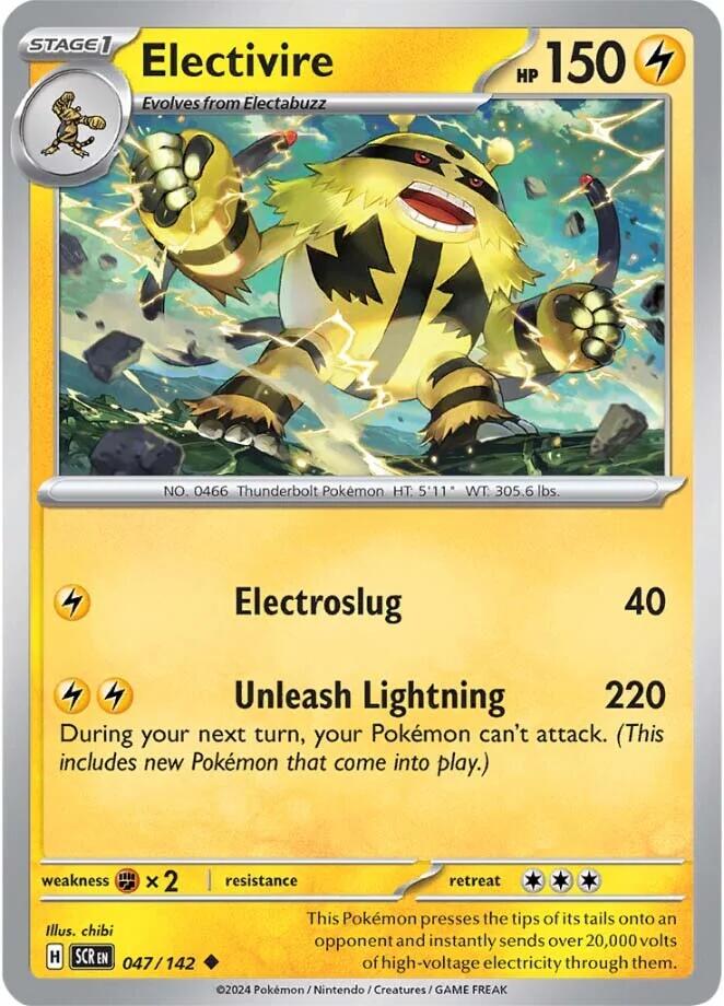 Electivire (047/142) [Scarlet & Violet: Stellar Crown] | Rock City Comics