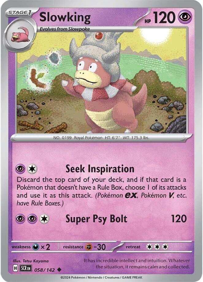 Slowking (058/142) [Scarlet & Violet: Stellar Crown] | Rock City Comics