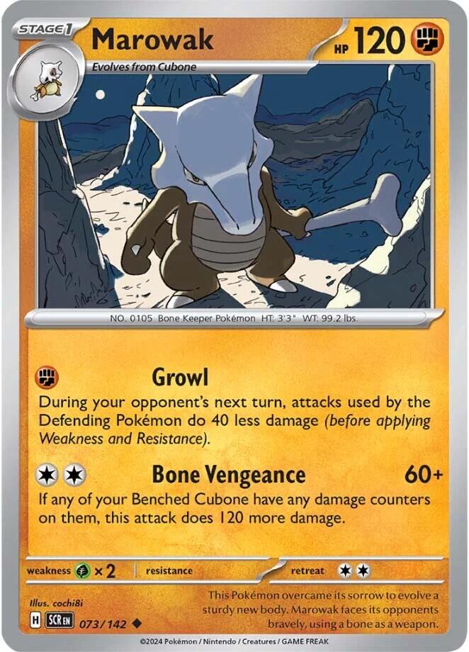 Marowak (073/142) [Scarlet & Violet: Stellar Crown] | Rock City Comics