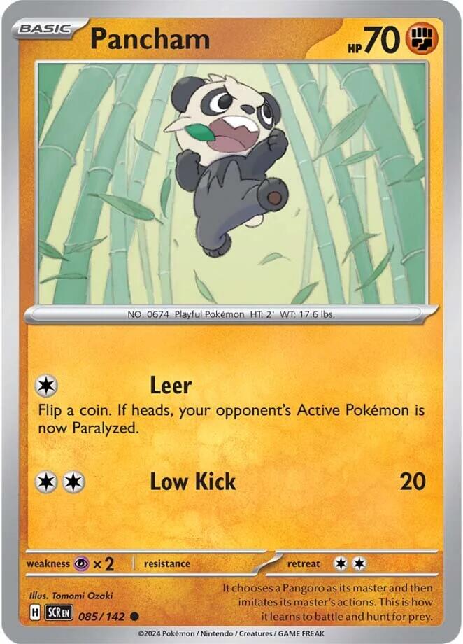 Pancham (085/142) [Scarlet & Violet: Stellar Crown] | Rock City Comics