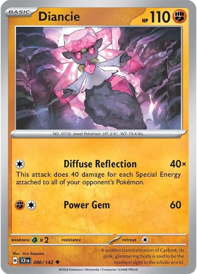 Diancie (086/142) [Scarlet & Violet: Stellar Crown] | Rock City Comics