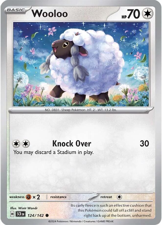 Wooloo (124/142) [Scarlet & Violet: Stellar Crown] | Rock City Comics