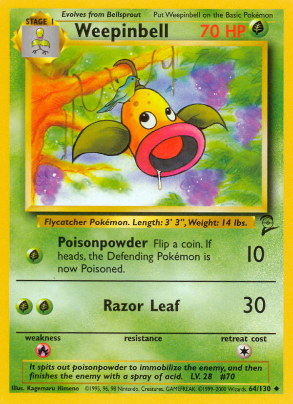 Weepinbell (64/130) [Base Set 2] | Rock City Comics