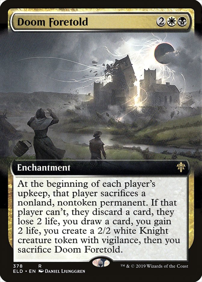 Doom Foretold (Extended Art) [Throne of Eldraine] | Rock City Comics