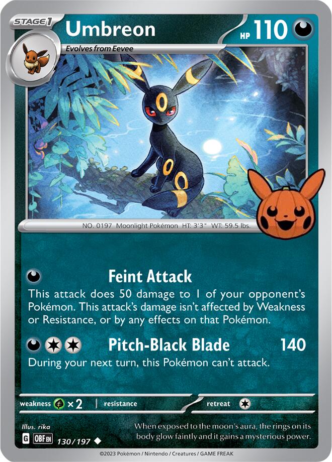 Umbreon (130/197) [Trick or Trade 2024] | Rock City Comics