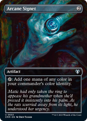 Arcane Signet (Borderless Alternate Art) [Commander Masters] | Rock City Comics