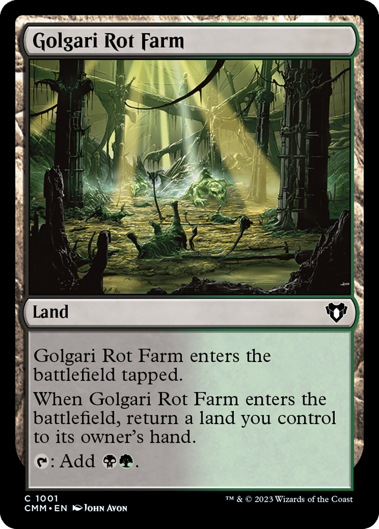 Golgari Rot Farm [Commander Masters] | Rock City Comics