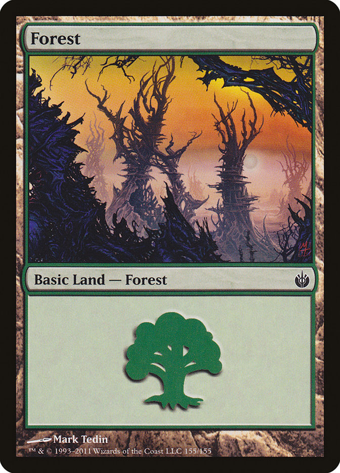 Forest (155) [Mirrodin Besieged] | Rock City Comics