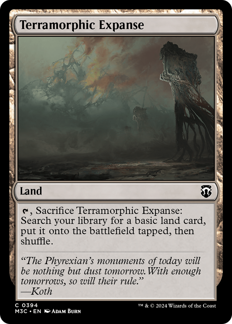 Terramorphic Expanse (Ripple Foil) [Modern Horizons 3 Commander] | Rock City Comics