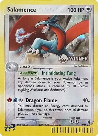 Salamence (19/97) (Winner) [League & Championship Cards] | Rock City Comics