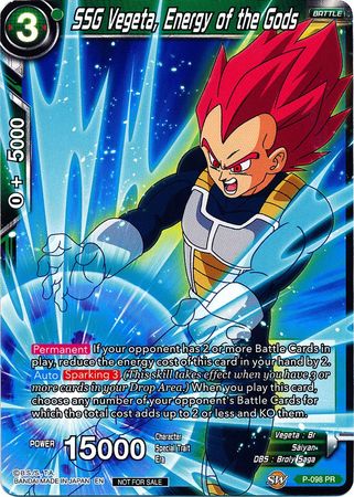 SSG Vegeta, Energy of the Gods (P-098) [Promotion Cards] | Rock City Comics