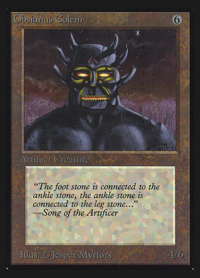 Obsianus Golem [Collectors' Edition] | Rock City Comics