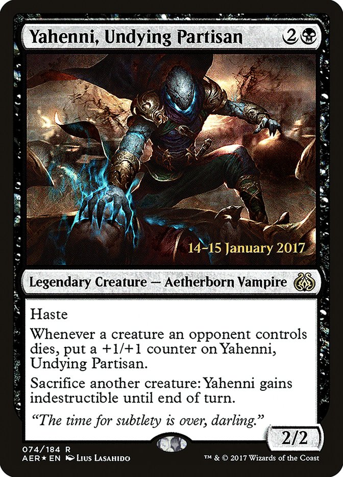 Yahenni, Undying Partisan [Aether Revolt Prerelease Promos] | Rock City Comics