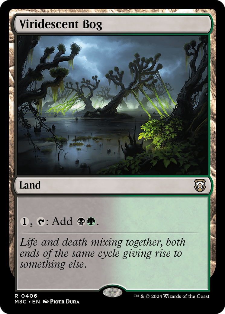 Viridescent Bog (Ripple Foil) [Modern Horizons 3 Commander] | Rock City Comics