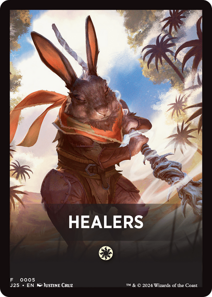 Healers Theme Card [Foundations Jumpstart Front Cards] | Rock City Comics