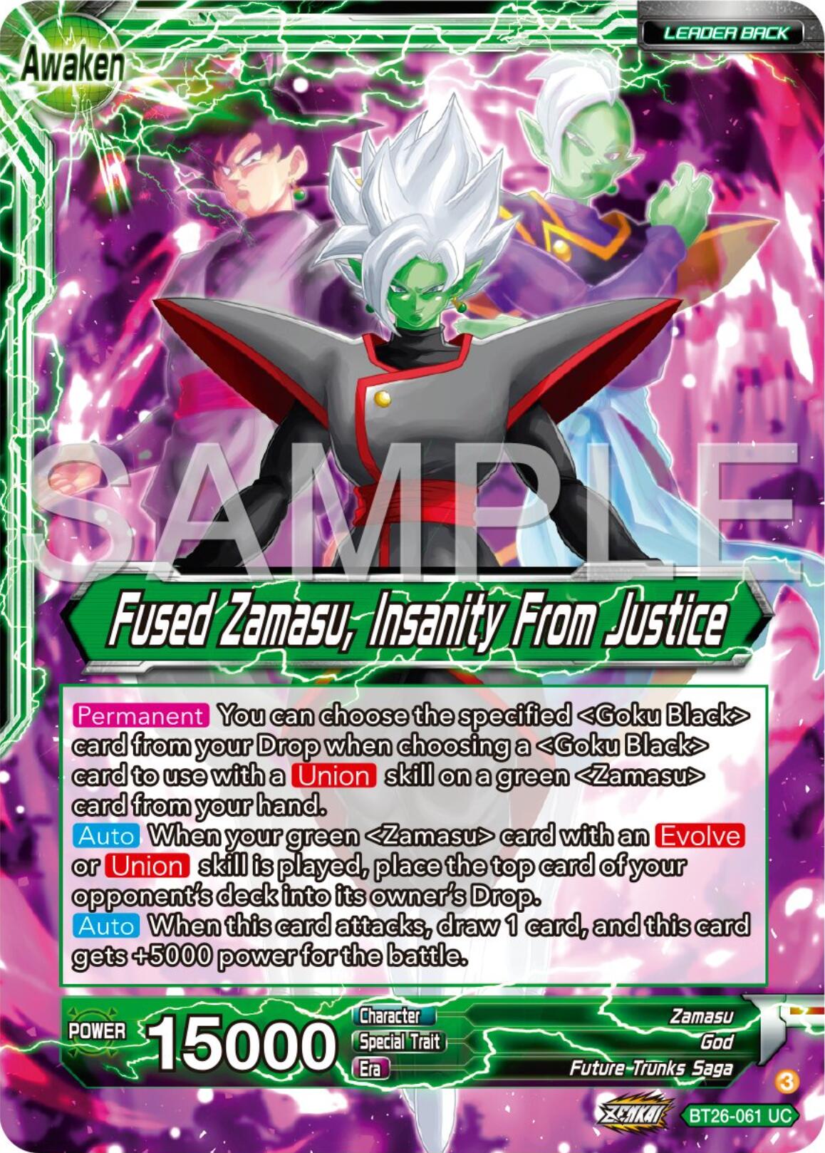 Zamasu // Fused Zamasu, Insanity From Justice (BT26-061) [Ultimate Advent] | Rock City Comics