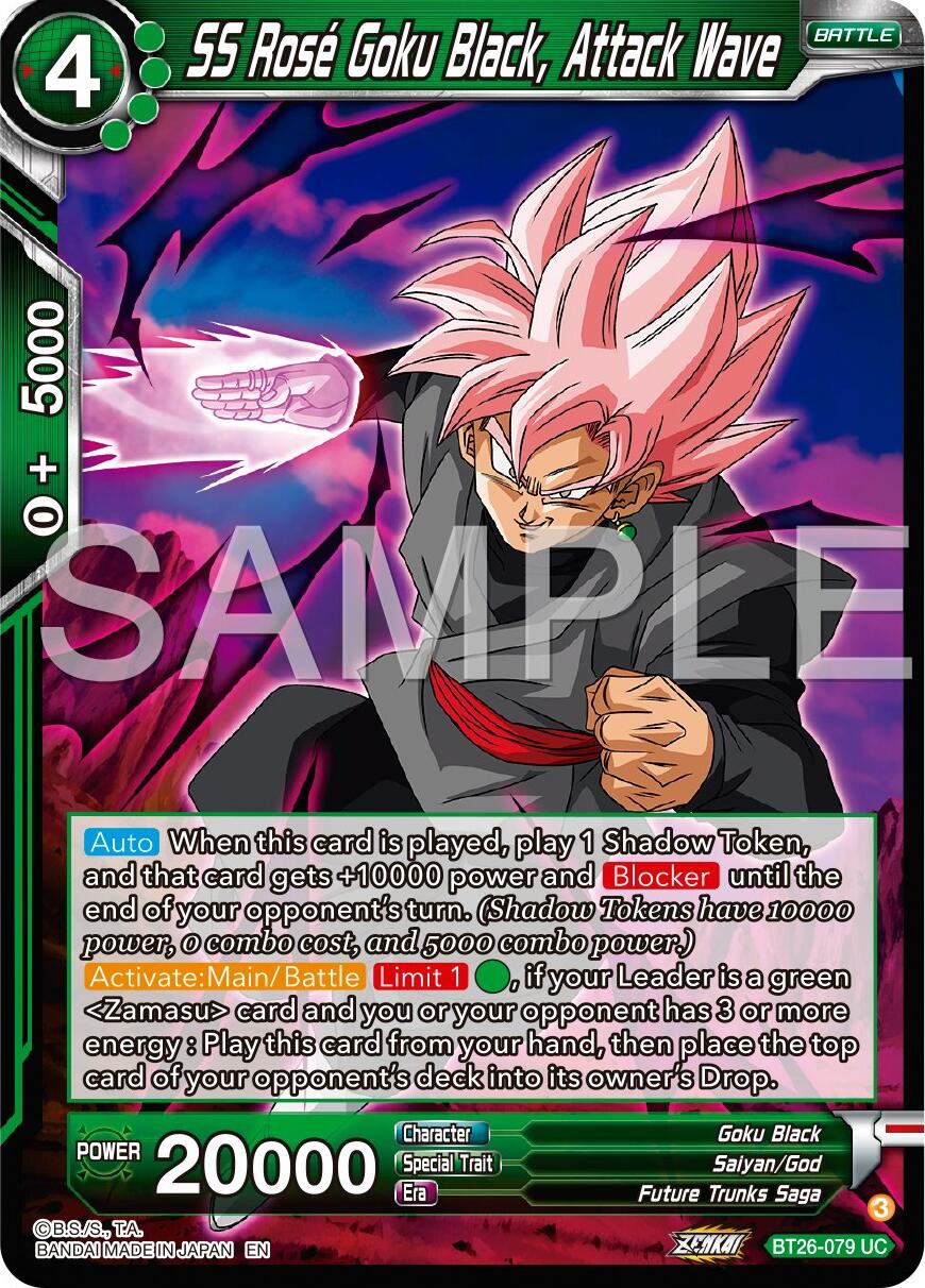 SS Rose Goku Black, Attack Wave (BT26-079) [Ultimate Advent] | Rock City Comics