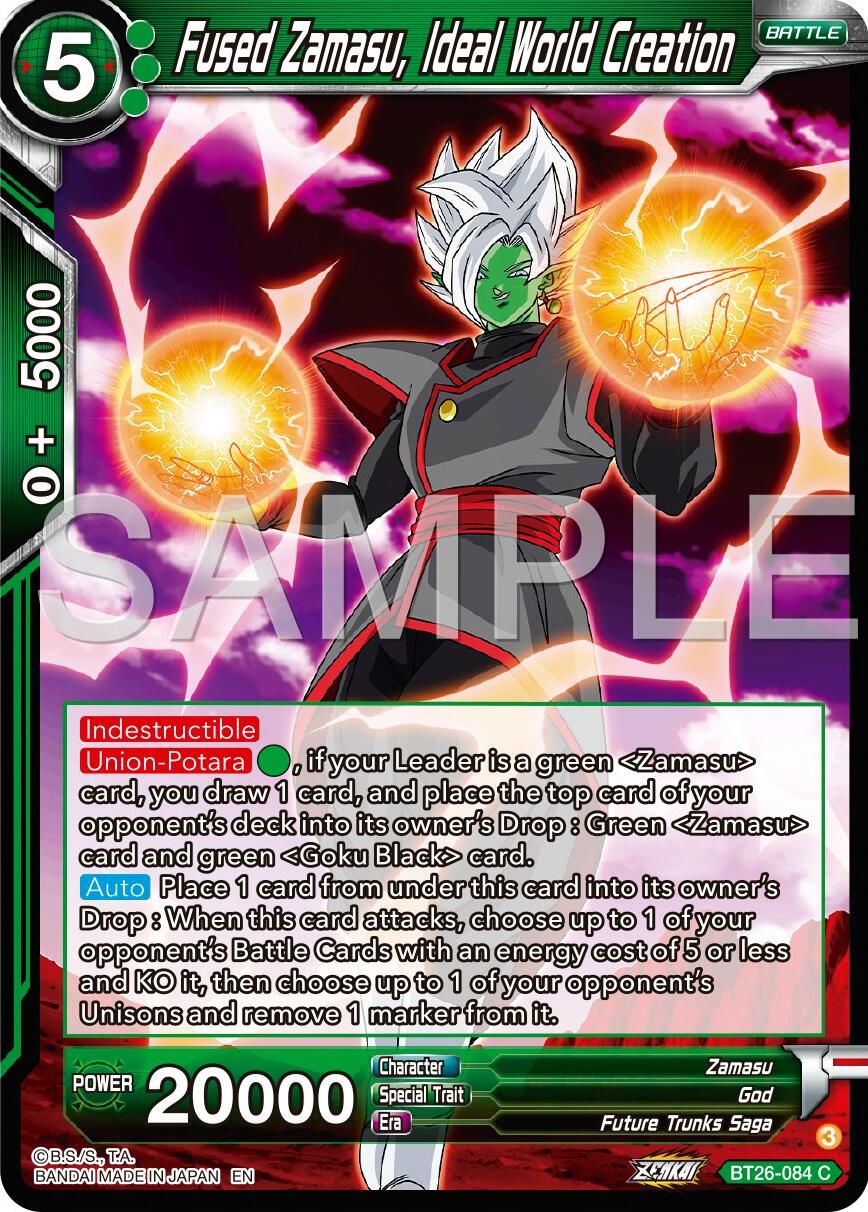 Fused Zamasu, Ideal World Creation (BT26-084) [Ultimate Advent] | Rock City Comics