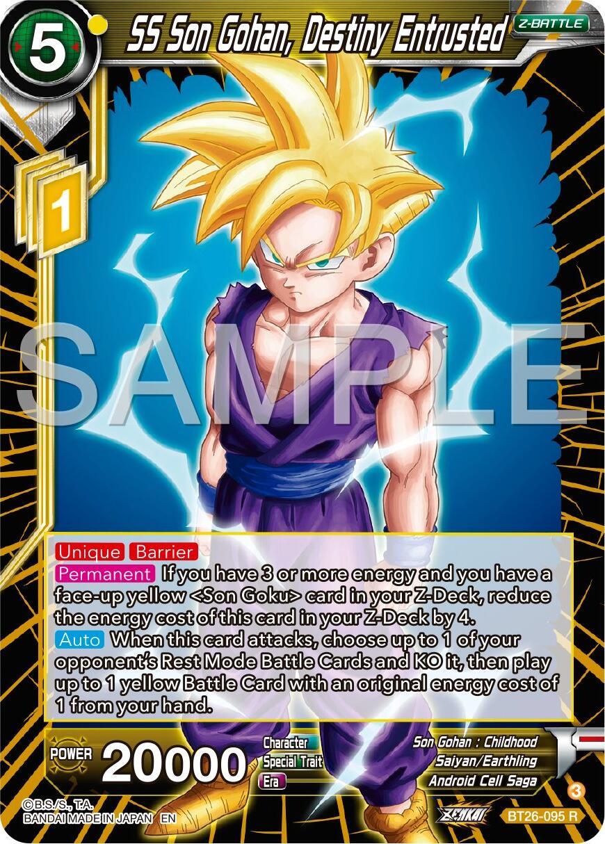 SS Son Gohan, Destiny Entrusted (BT26-095) [Ultimate Advent] | Rock City Comics