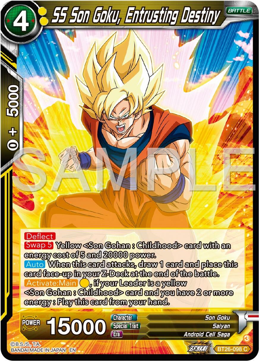 SS Son Goku, Entrusting Destiny (BT26-098) [Ultimate Advent] | Rock City Comics