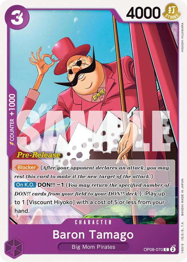 Baron Tamago [Two Legends Pre-Release Cards] | Rock City Comics