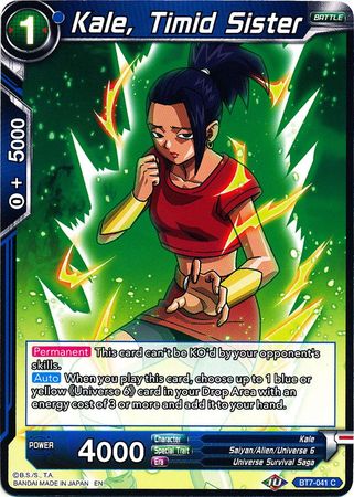Kale, Timid Sister (BT7-041) [Assault of the Saiyans] | Rock City Comics