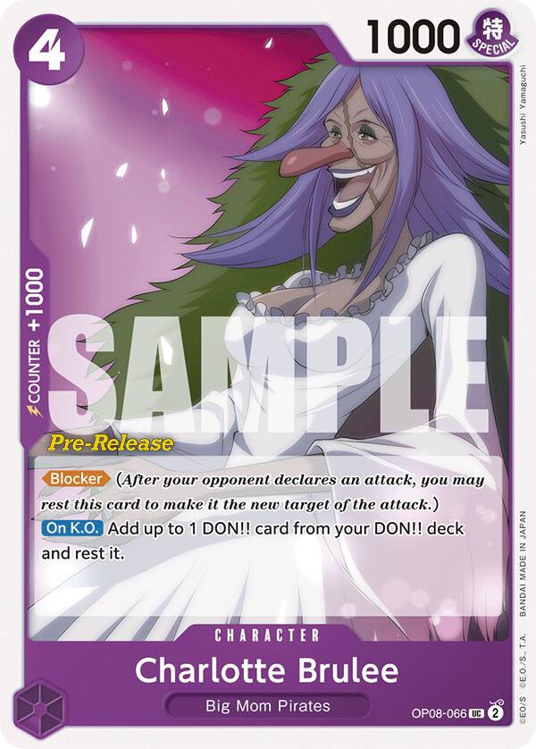 Charlotte Brulee [Two Legends Pre-Release Cards] | Rock City Comics