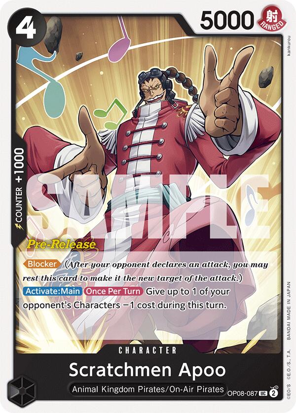 Scratchmen Apoo [Two Legends Pre-Release Cards] | Rock City Comics