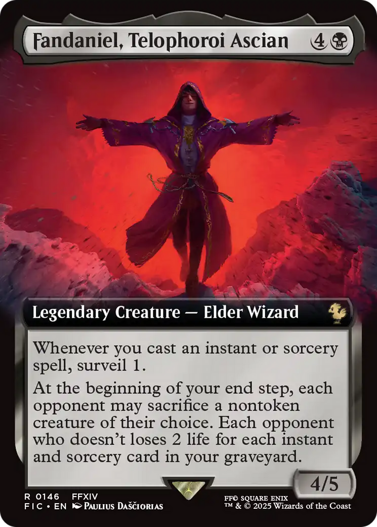 Fandaniel, Telophoroi Ascian (Extended Art) [FINAL FANTASY Commander] | Rock City Comics