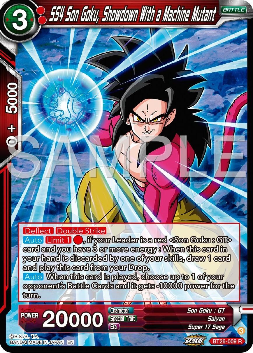 SS4 Son Goku, Showdown With a Machine Mutant (BT26-009) [Ultimate Advent] | Rock City Comics