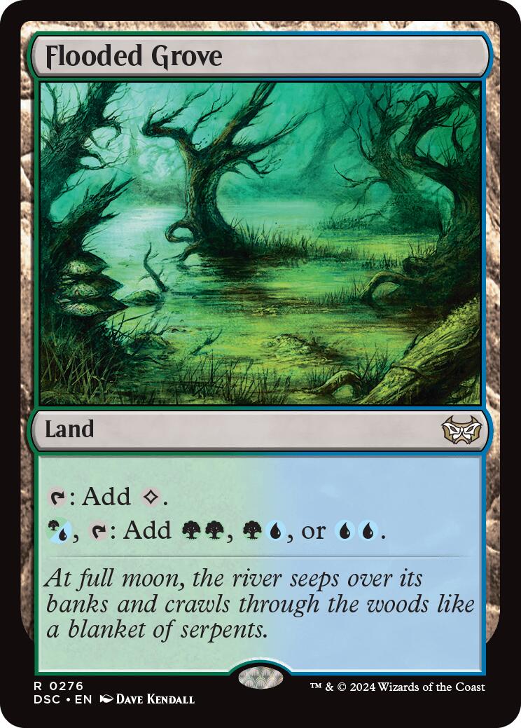 Flooded Grove [Duskmourn: House of Horror Commander] | Rock City Comics