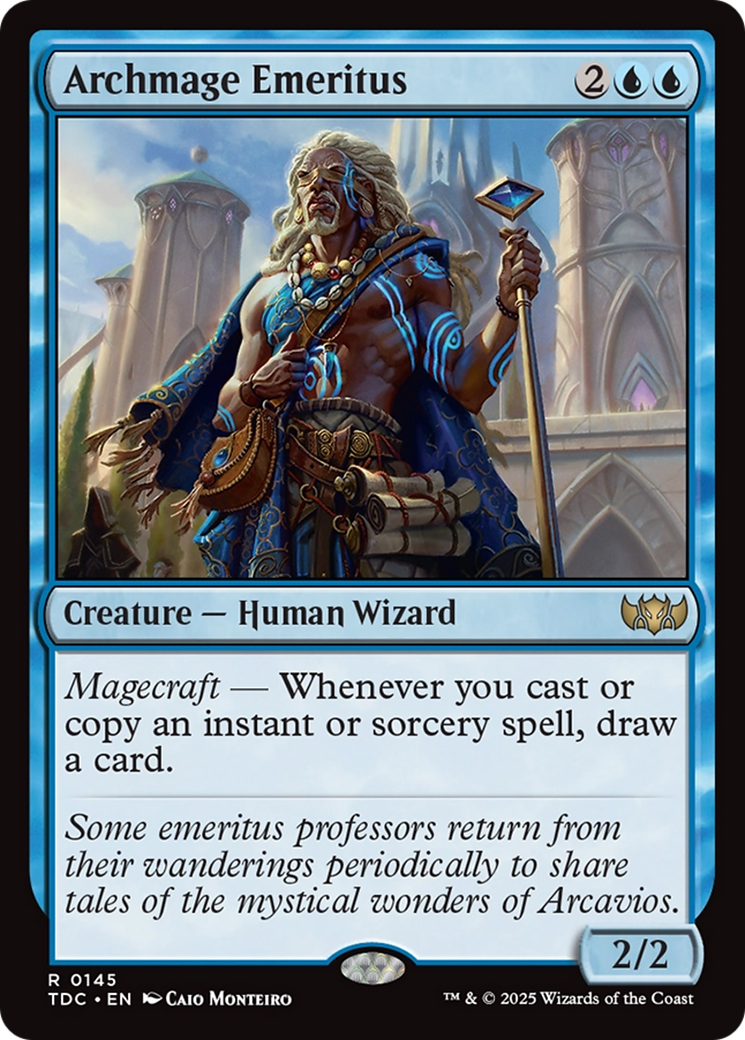 Archmage Emeritus [Tarkir: Dragonstorm Commander] | Rock City Comics