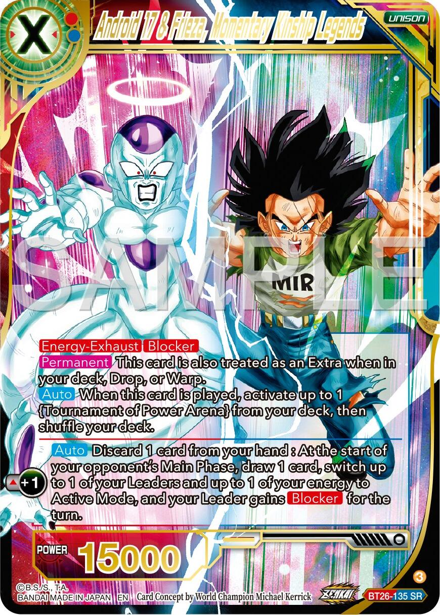 Android 17 & Frieza, Momentary Kinship Legends (BT26-135) [Ultimate Advent] | Rock City Comics