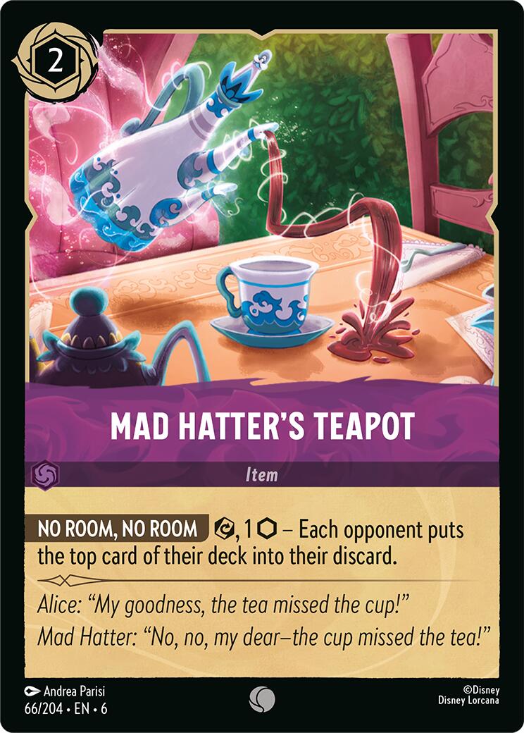 Mad Hatter's Teapot (66/204) [Azurite Sea] | Rock City Comics