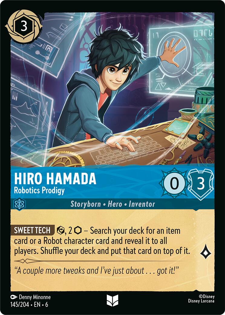 Hiro Hamada - Robotics Prodigy (145/204) [Azurite Sea] | Rock City Comics
