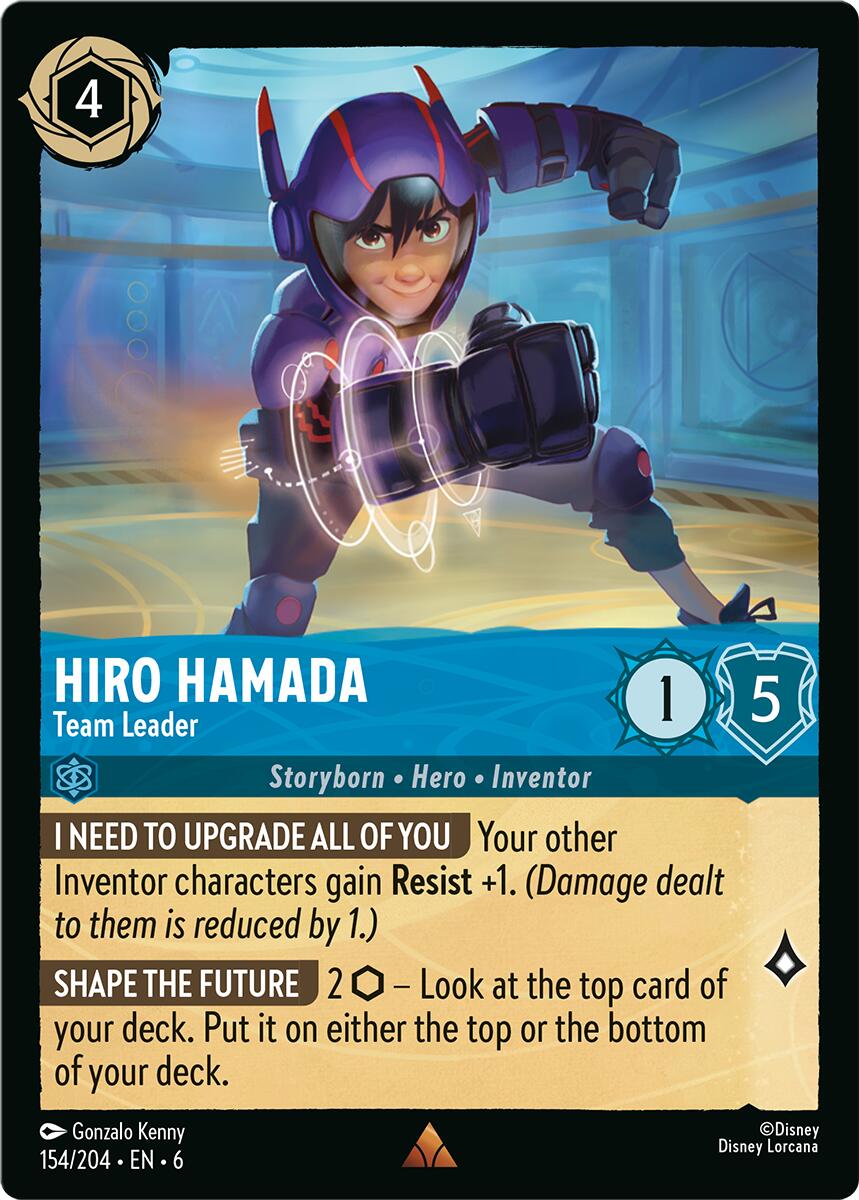 Hiro Hamada - Team Leader (154/204) [Azurite Sea] | Rock City Comics