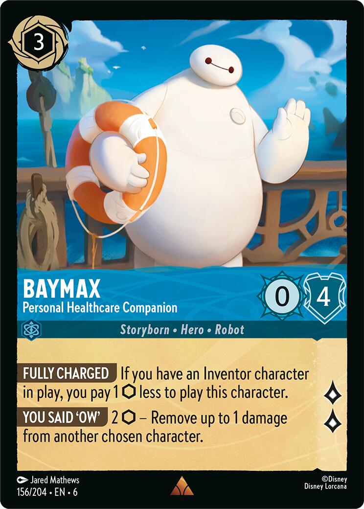 Baymax - Personal Healthcare Companion (156/204) [Azurite Sea] | Rock City Comics
