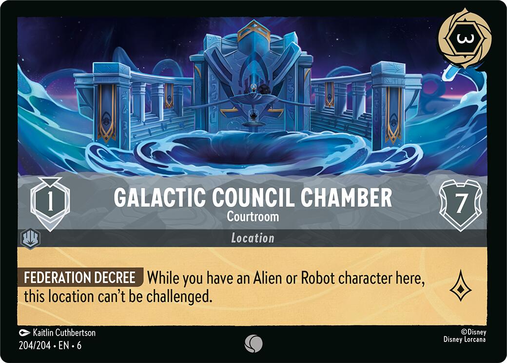 Galactic Council Chamber - Courtroom (204/204) [Azurite Sea] | Rock City Comics