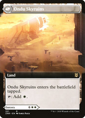 Ondu Inversion // Ondu Skyruins (Extended Art) [Zendikar Rising] | Rock City Comics