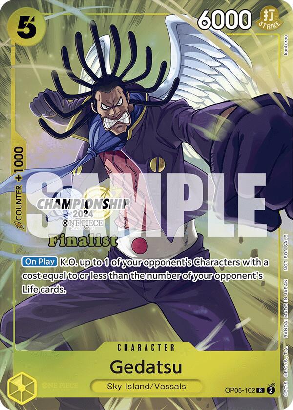 Gedatsu (Championship 2024 Finalist Card Set) [One Piece Promotion Cards] | Rock City Comics