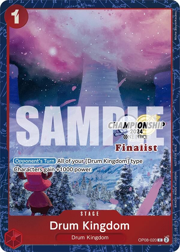 Drum Kingdom (Championship 2024 Finalist Card Set) [One Piece Promotion Cards] | Rock City Comics