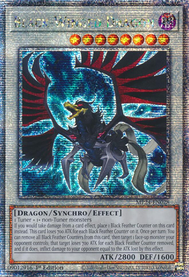 Black-Winged Dragon [MP24-EN028] Quarter Century Secret Rare | Rock City Comics