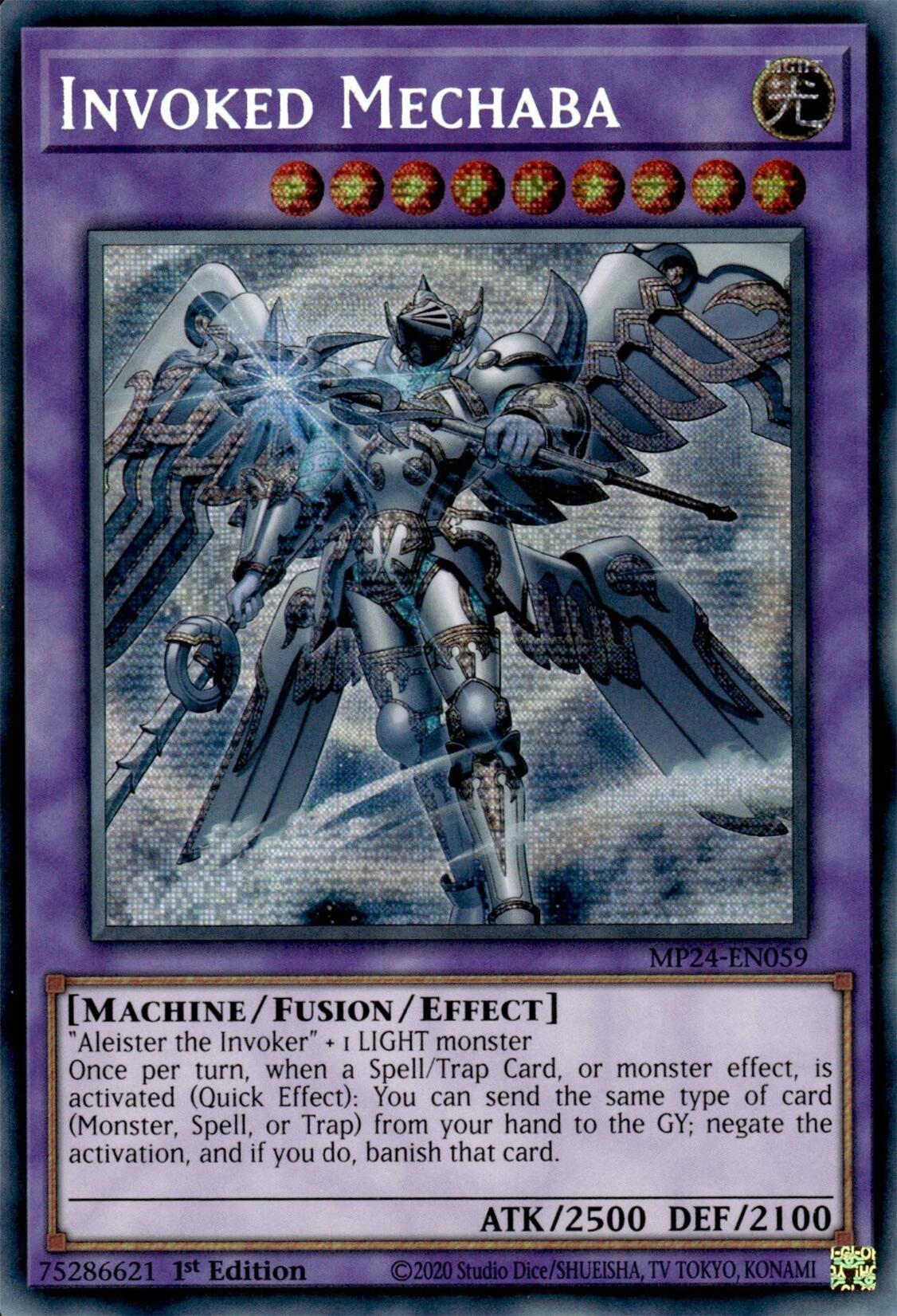 Invoked Mechaba (Alternate Art) [MP24-EN059] Prismatic Secret Rare | Rock City Comics