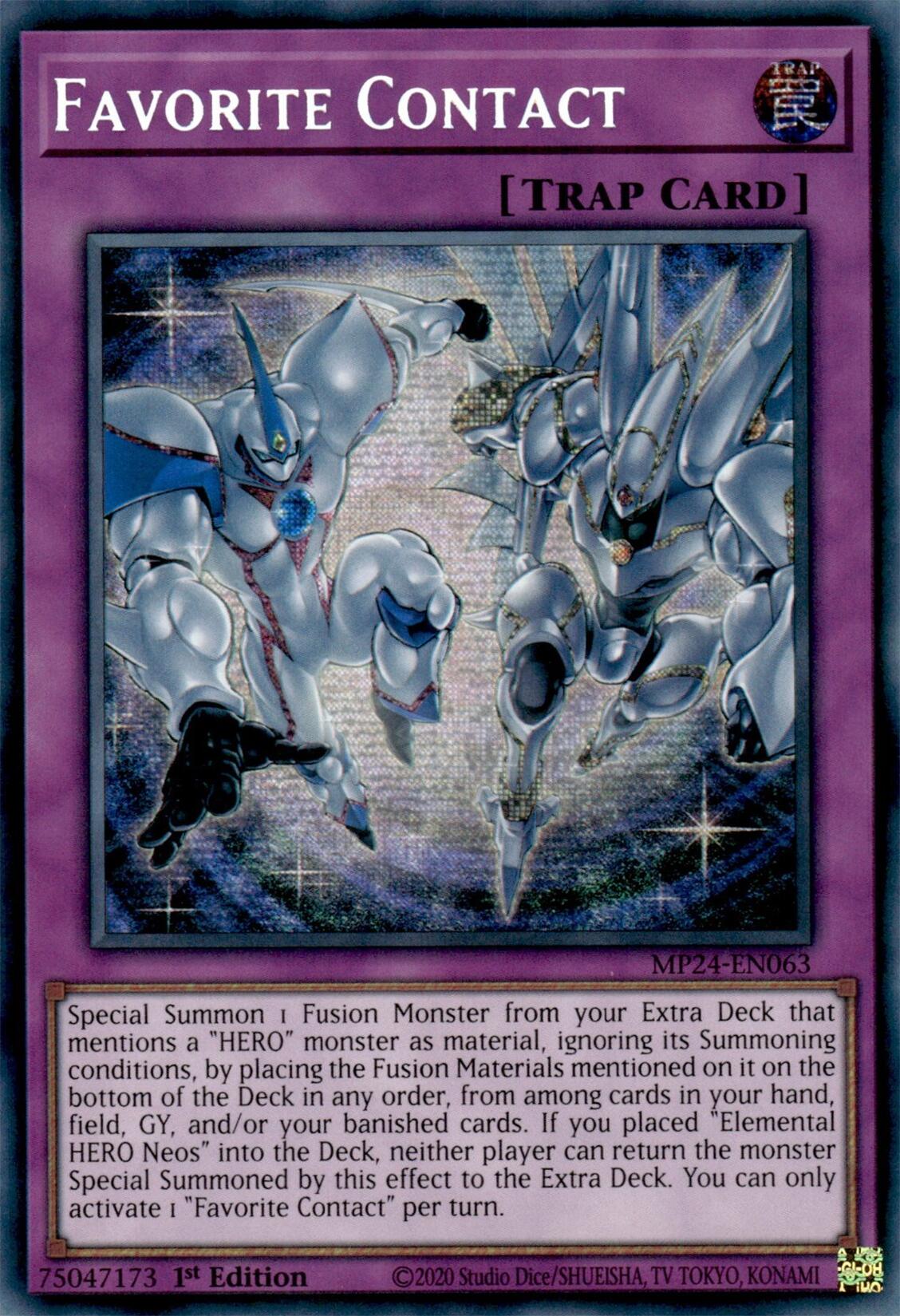 Favorite Contact [MP24-EN063] Prismatic Secret Rare | Rock City Comics