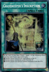 Gravekeeper's Inscription [MP24-EN064] Prismatic Secret Rare | Rock City Comics