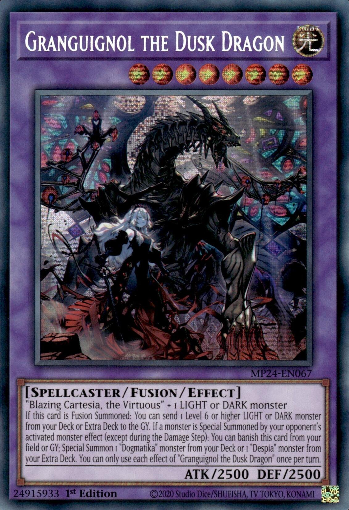 Granguignol the Dusk Dragon [MP24-EN067] Prismatic Secret Rare | Rock City Comics