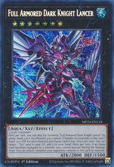 Full Armored Dark Knight Lancer [MP24-EN118] Prismatic Secret Rare | Rock City Comics