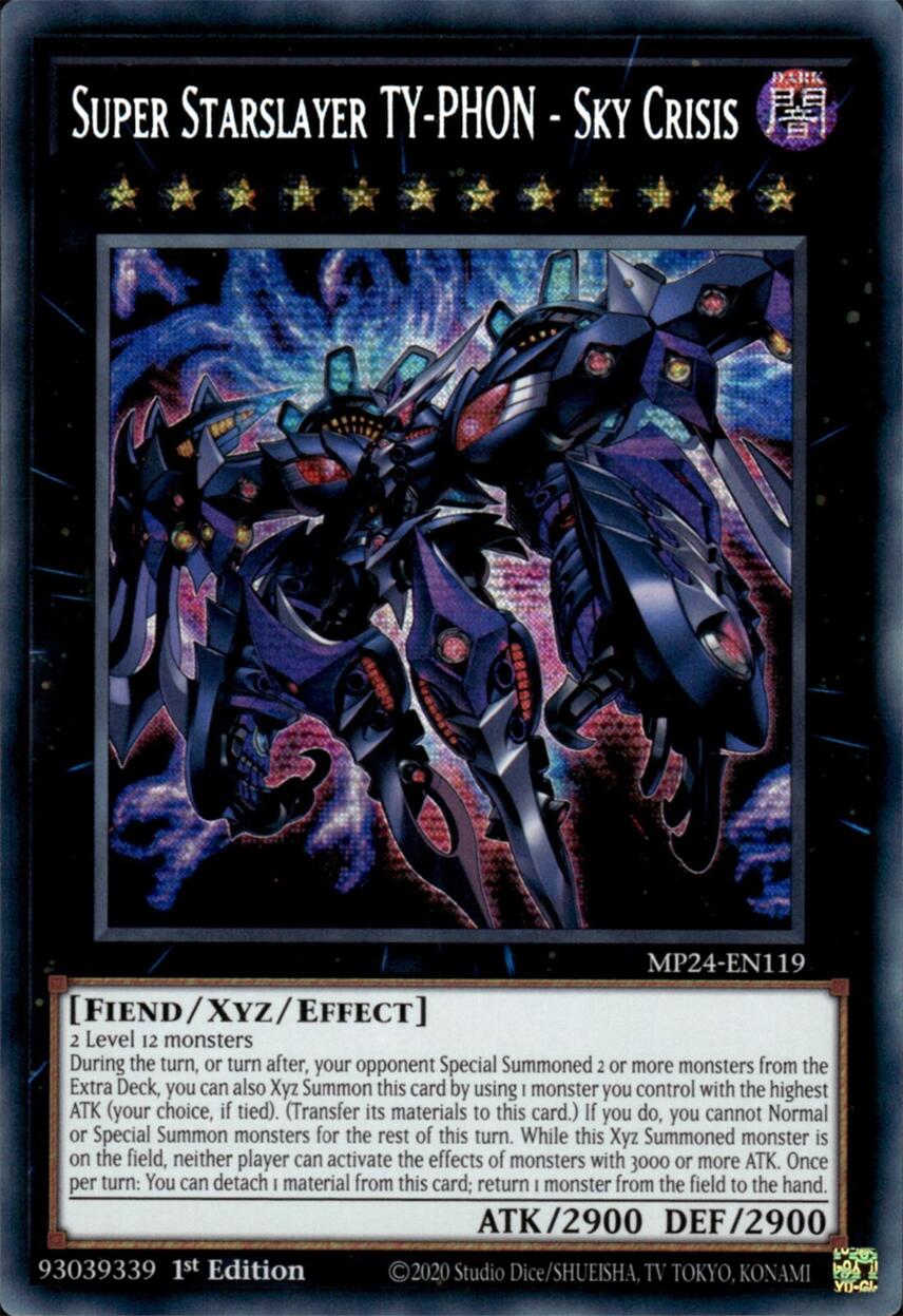 Super Starslayer TY-PHON - Sky Crisis [MP24-EN119] Prismatic Secret Rare | Rock City Comics