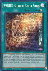 WANTED: Seeker of Sinful Spoils [MP24-EN122] Prismatic Secret Rare | Rock City Comics