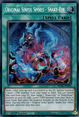 Original Sinful Spoils - Snake-Eye [MP24-EN124] Prismatic Secret Rare | Rock City Comics